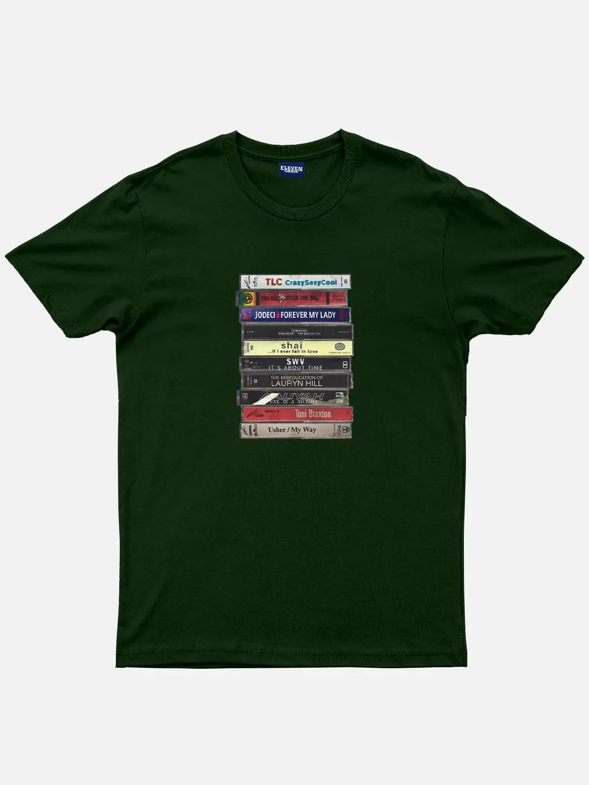 R&B Cassette Stack Cotton Short Sleeve Shirt Eleven Oasis