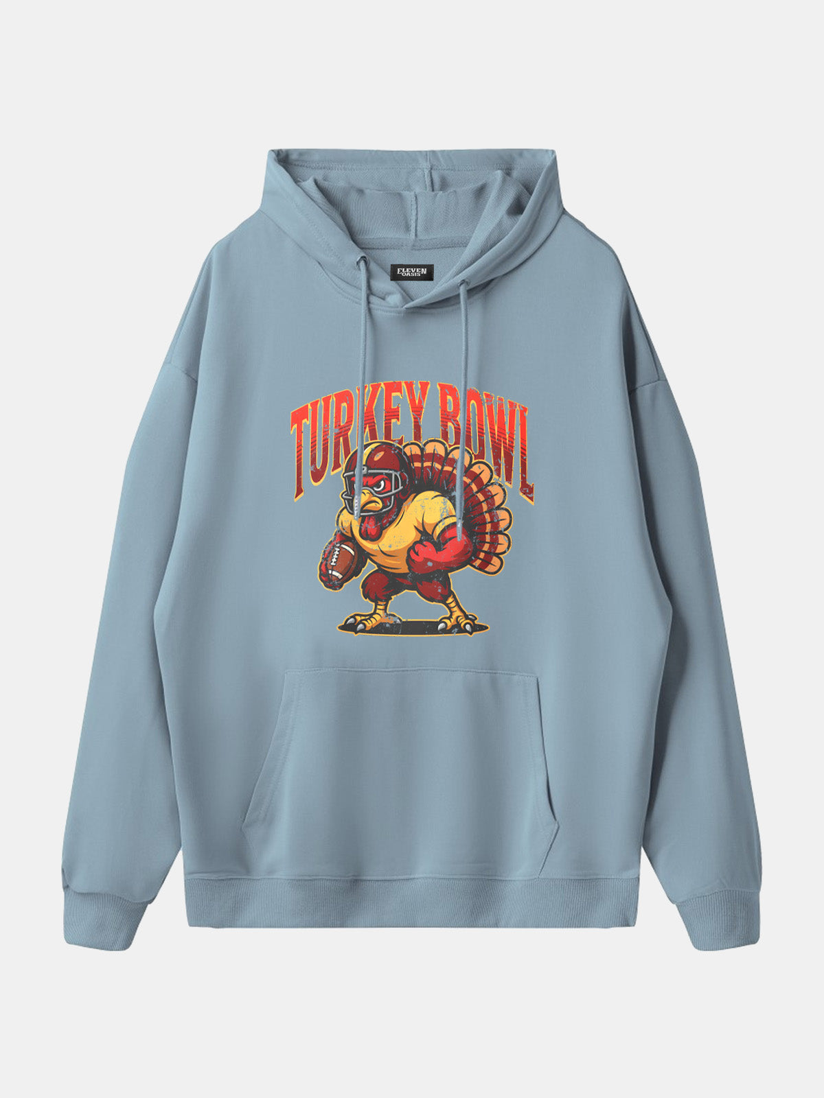 Turkey Bowl Thanksgiving Hoodie Eleven Oasis
