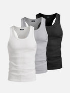 Men's Ribbed Athletic Slim Fit Tank Top Eleven Oasis