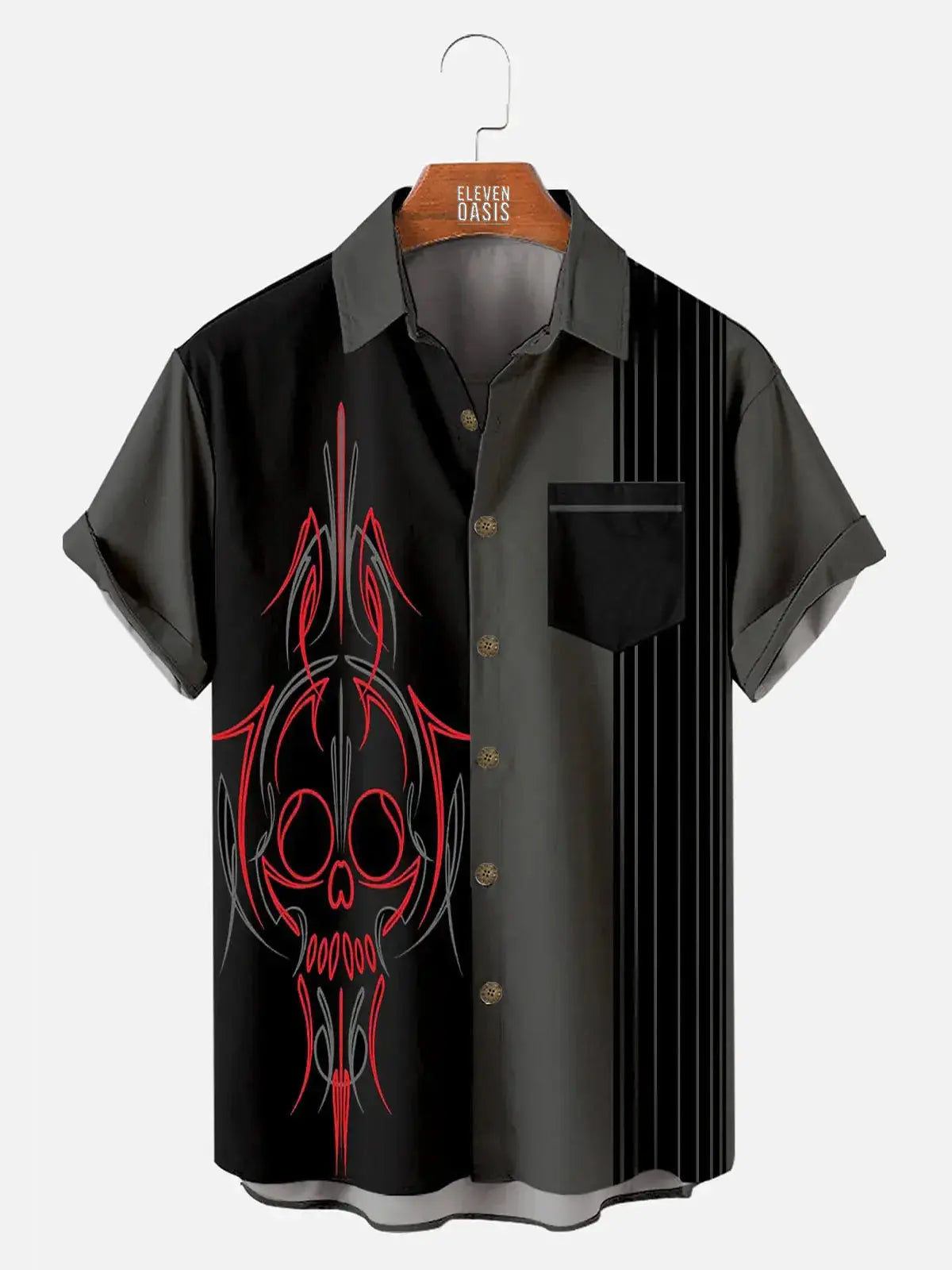 Automotive Stripe Short Sleeve Shirt