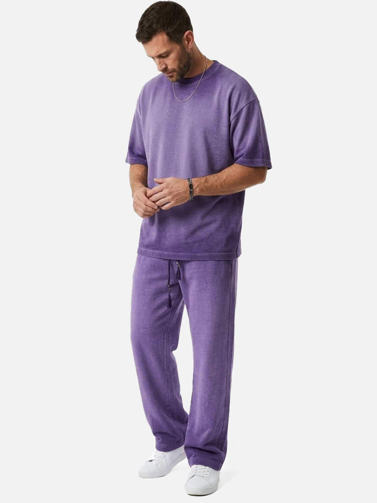 Men's Washed Gradient Drawstring Lounge Pants Eleven Oasis