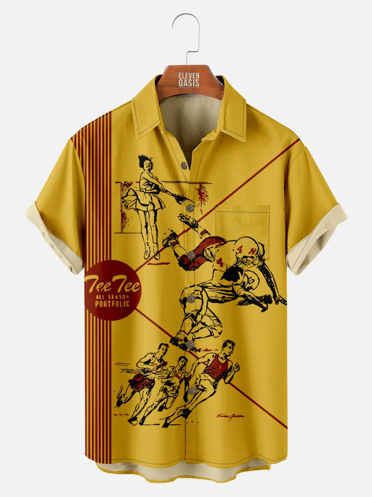 Men's Pee Chee Folder Front and Back Cover Nostalgia ShirtMens short sleeve shirts Big and tall Mens shirts Short sleeve shirts for men Mens 4xl shirts Casual short sleeve shirts