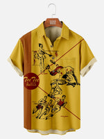 Men's Pee Chee Folder Front and Back Cover Nostalgia ShirtMens short sleeve shirts Big and tall Mens shirts Short sleeve shirts for men Mens 4xl shirts Casual short sleeve shirts