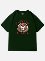 Pass the Gravy Thanksgiving Cotton T-Shirt Eleven Oasis