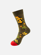 Super Fun Mid-Calf Socks Eleven Oasis
