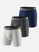 Men's Long-Leg Stretch Boxer Briefs Eleven Oasis