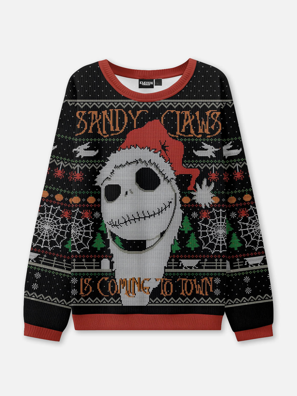 Sandy Claws Ugly Christmas Sweater Eleven Oasis