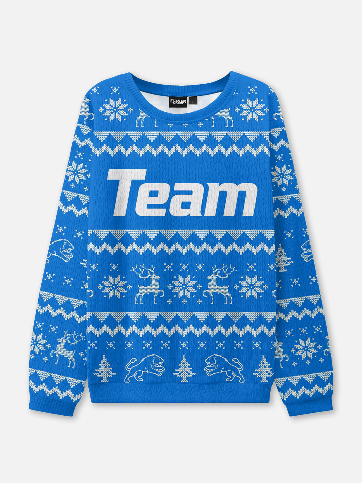 Custom Detroit Football Sweatshirt Eleven Oasis