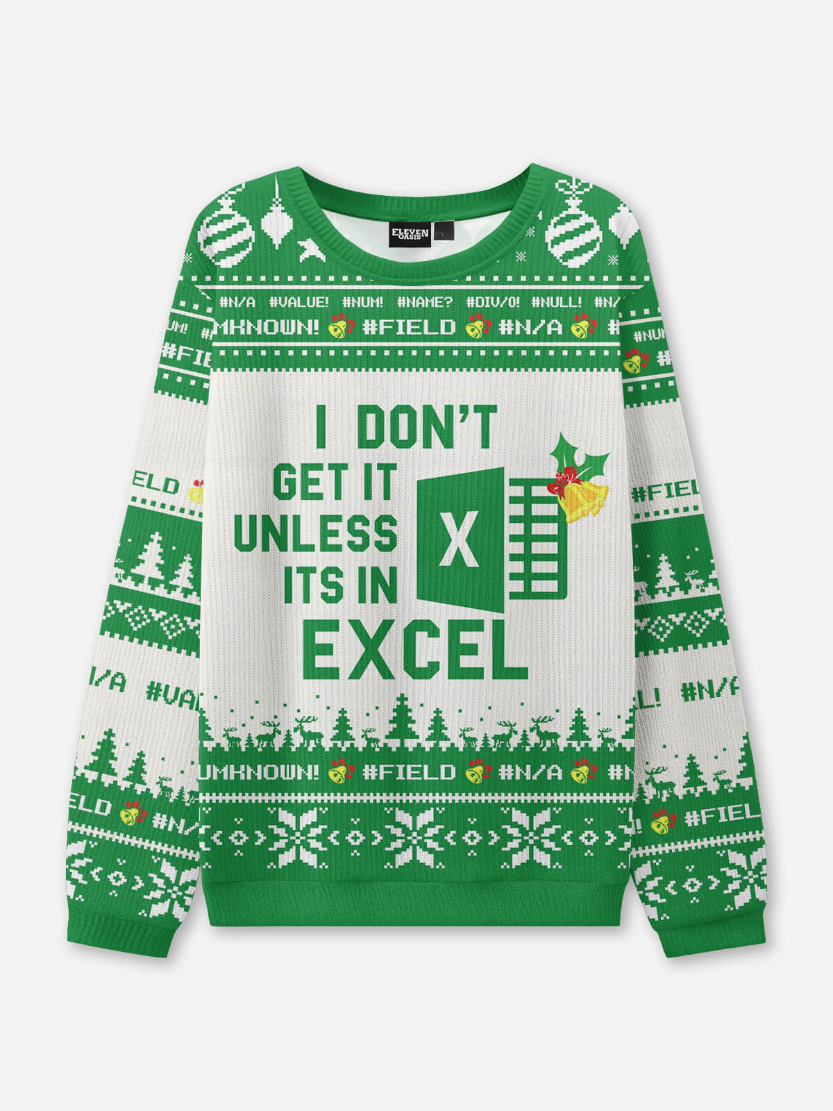 Excel-Only Understanding Ugly Christmas Sweater Eleven Oasis