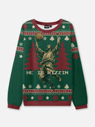 He is "Rizzin" Jesus Dunks Ugly Christmas Sweater ElevenOasis