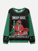 Snoop Dogg Merry Chrismizzle Ugly Christmas Sweater Eleven Oasis