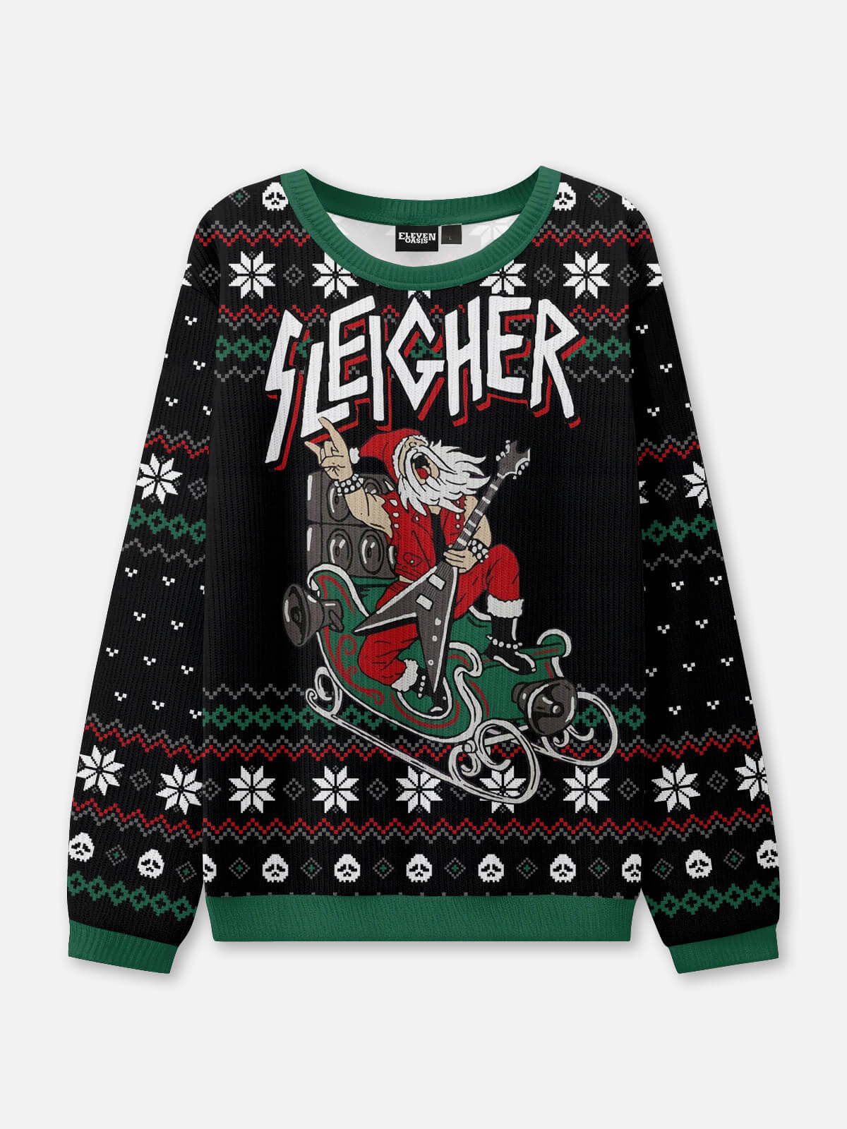 Sleigher Ugly Christmas Sweater Eleven Oasis