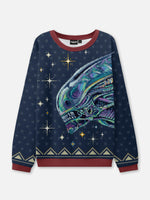Ugly Christmas Sweater Alien Xenomorph Sweatshirt ElevenOasis