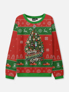 Holiday Spirits Only Liquor Tree Ugly Christmas Sweater ElevenOasis