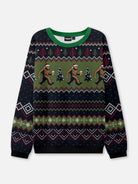 Bigfoot Beer Run Ugly Christmas Sweatshirt ElevenOasis