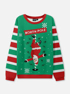 North Pole Santa Christmas Sweatshirt ElevenOasis