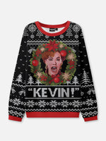 "KEVIN!" Mom Scream Home Alone Ugly Christmas Sweater ElevenOasis