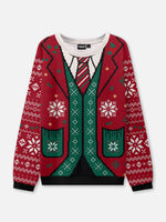 Christmas Suit Ugly Sweater Eleven Oasis