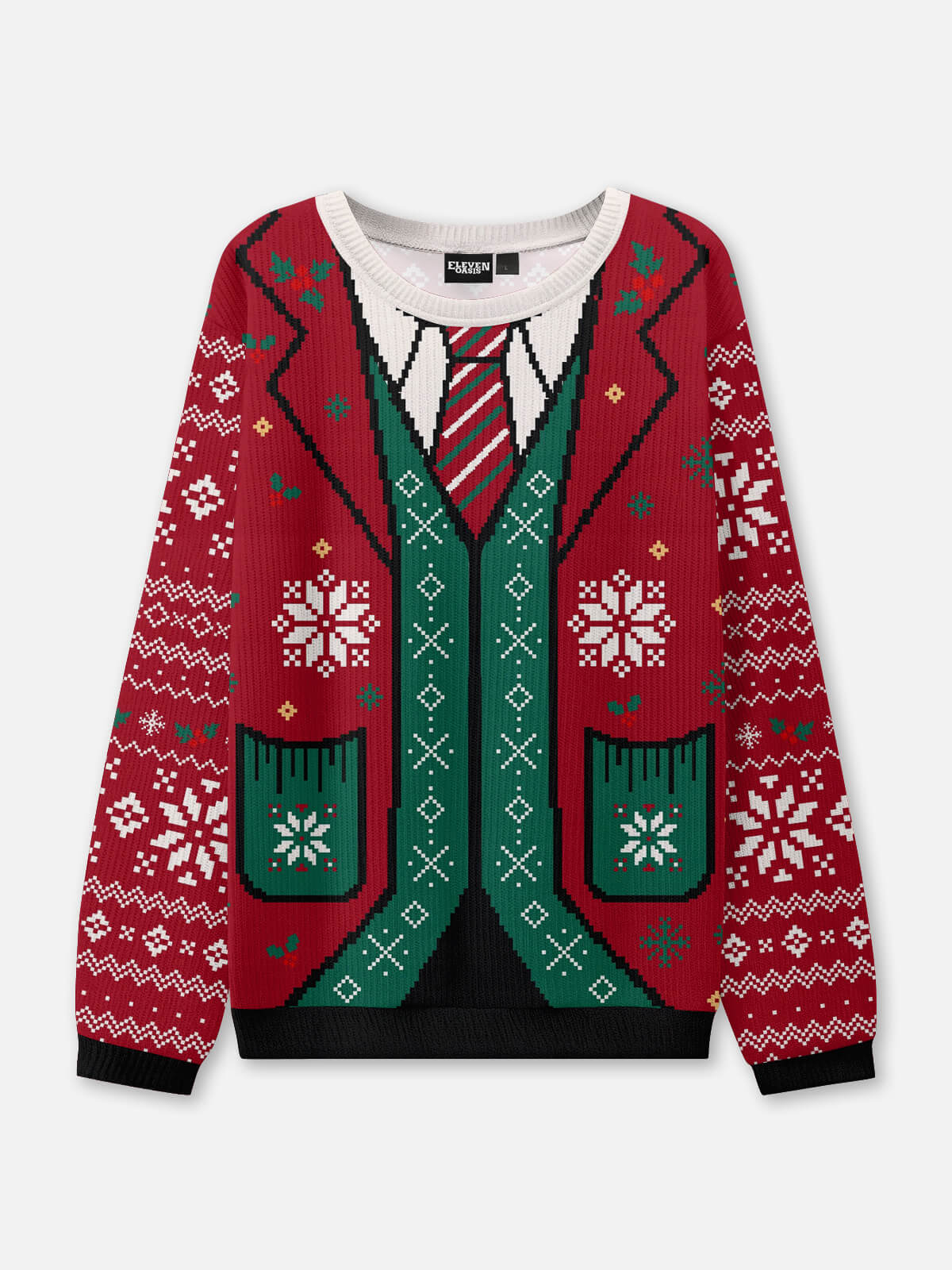 Christmas Suit Ugly Sweater Eleven Oasis