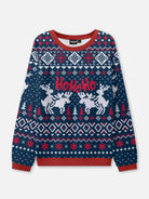 Ugly Christmas Sweater Ho Ho Ho Reindeer Sweatshirt Eleven Oasis