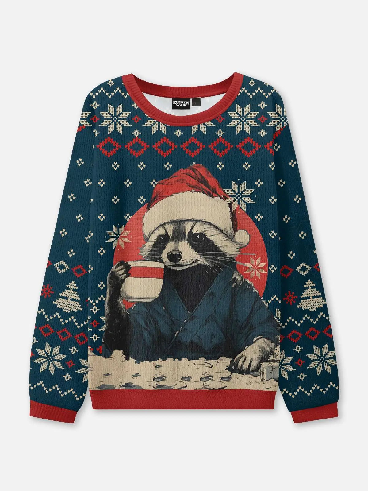 Raccoon Coffee Ugly Christmas Sweatshirt?