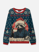 Raccoon Coffee Ugly Christmas Sweatshirt?