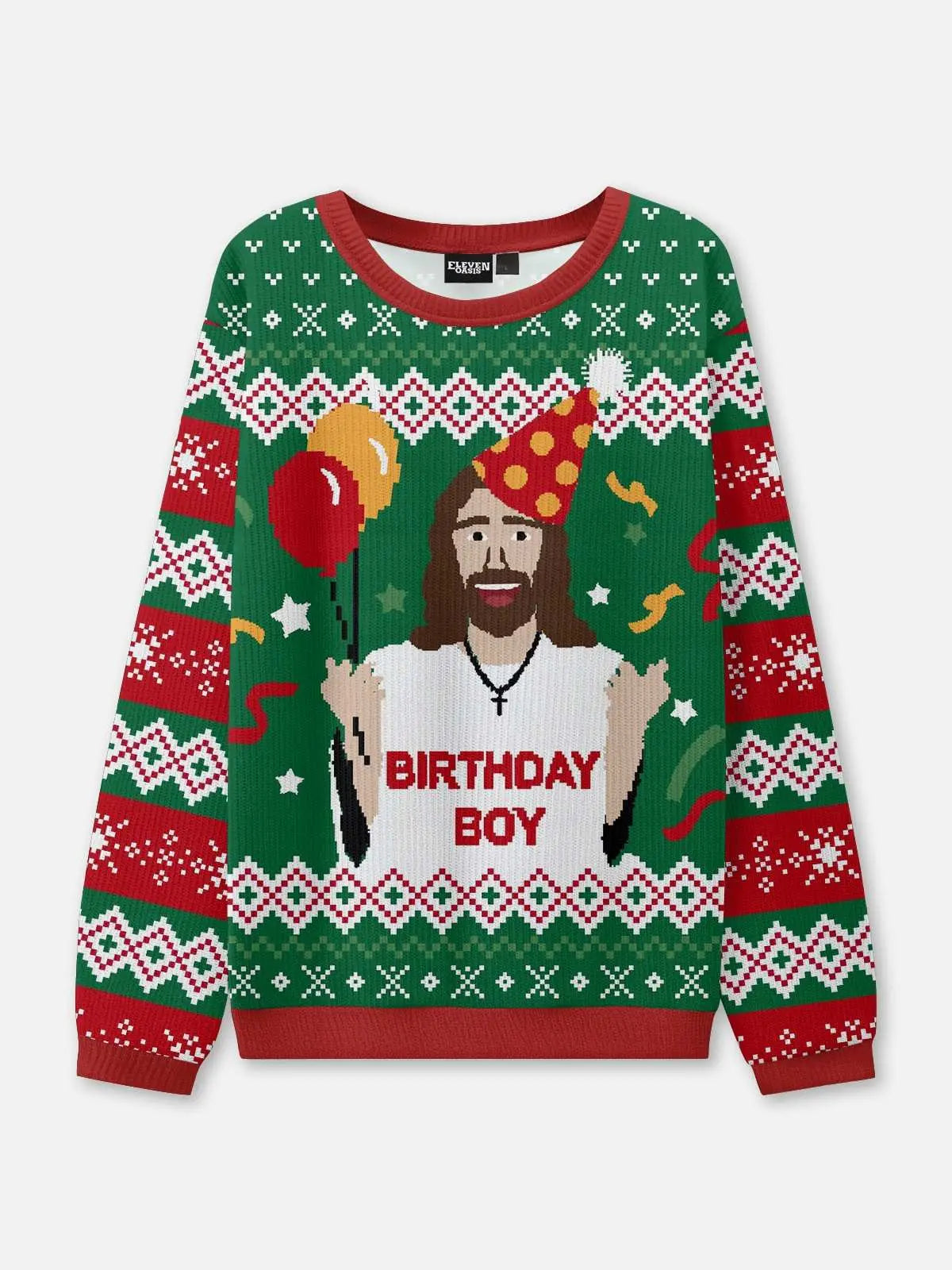 Birthday Boy Ugly Christmas Sweatshirt?