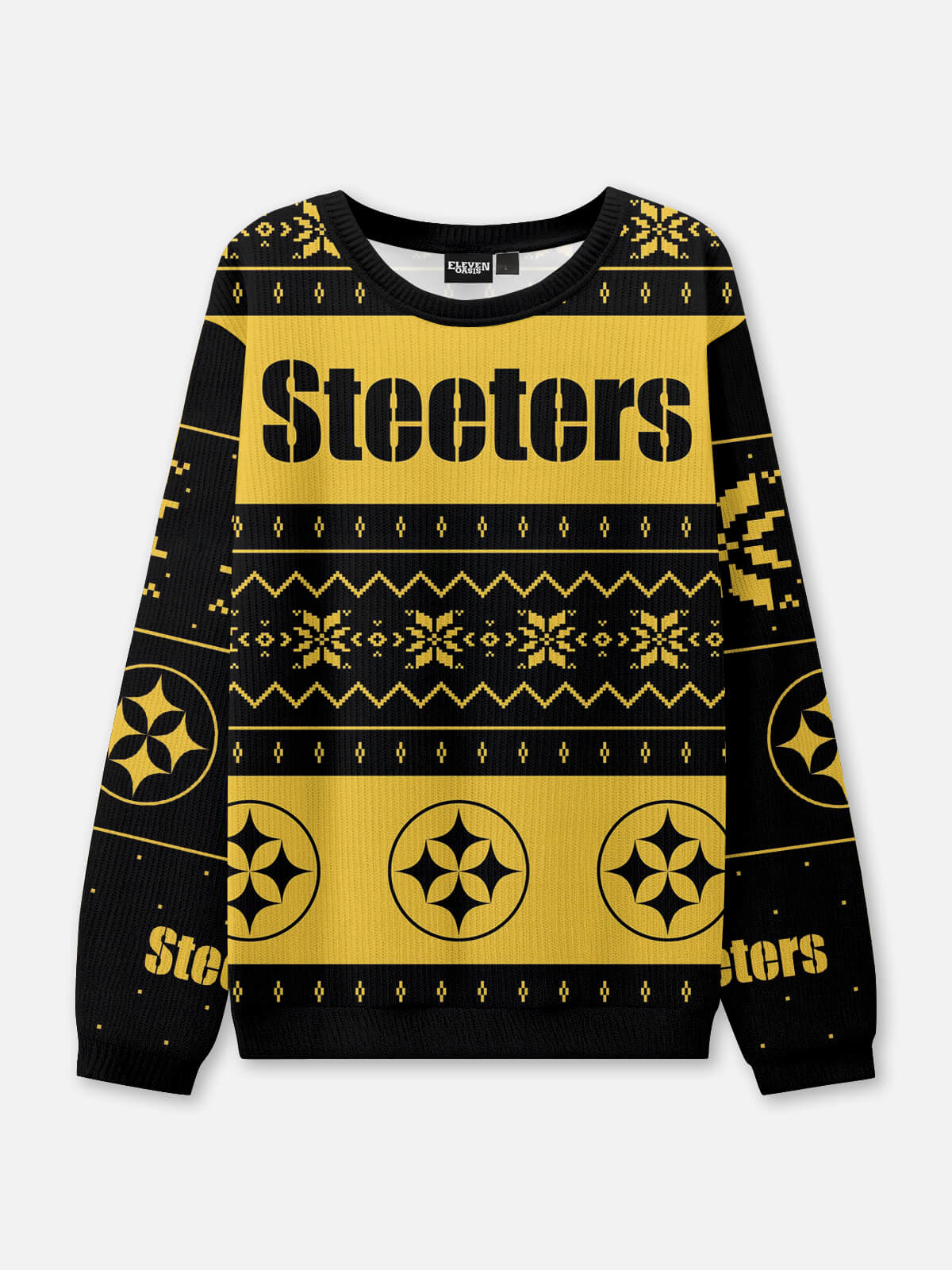 Steel City Football Ugly Christmas Sweatshirt Eleven Oasis