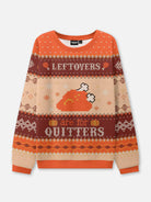 Leftovers Are For Quitters Thanksgiving Ugly Sweatshirt Eleven Oasis