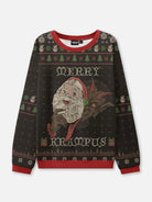 Merry Krampus Vintage Ugly Christmas Sweatshirt Eleven Oasis