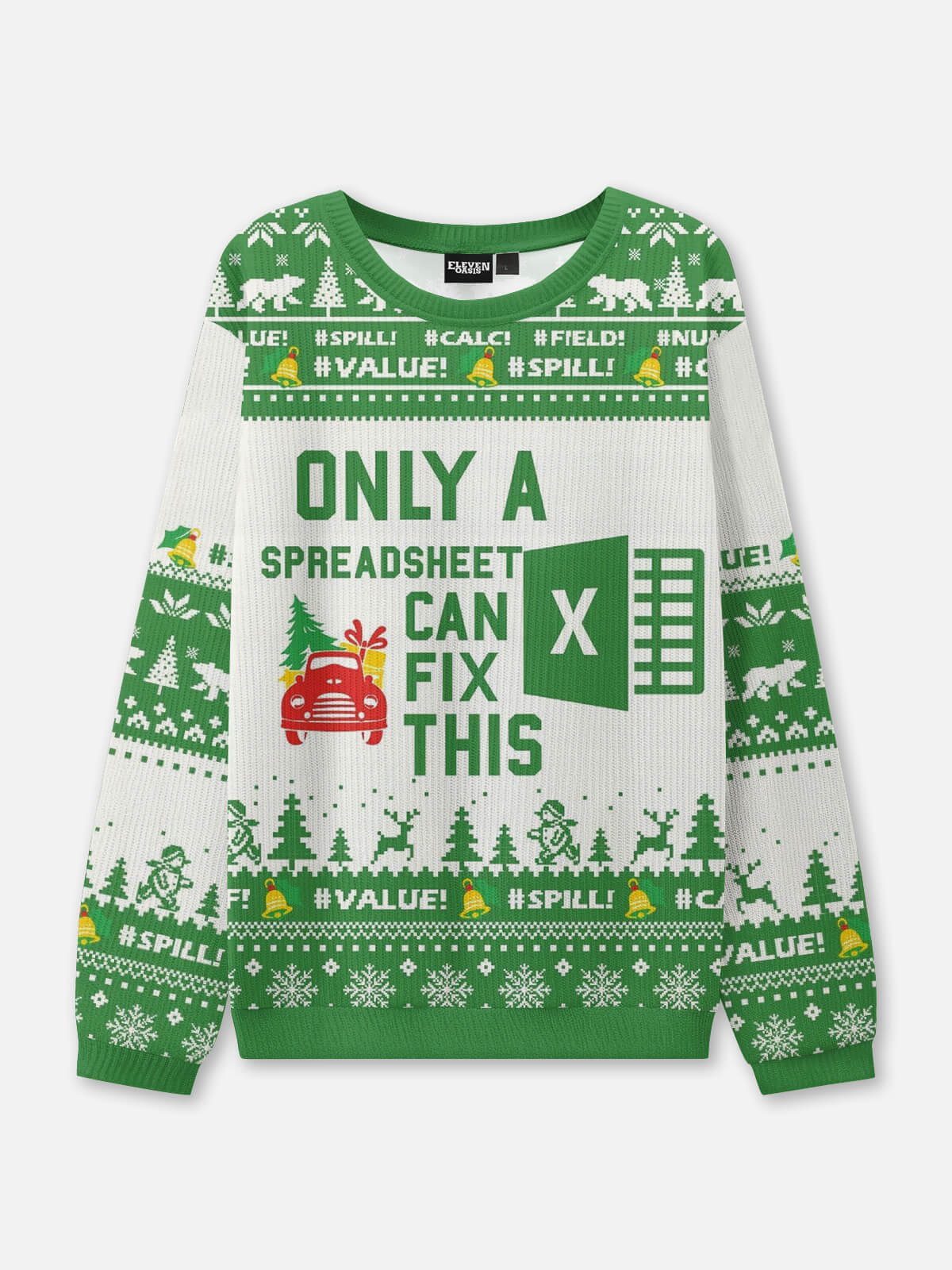 Excel Spreadsheet Fix Ugly Christmas Sweater Eleven Oasis