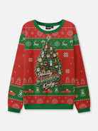 Holiday Spirits Only Liquor Tree Ugly Christmas Sweater 