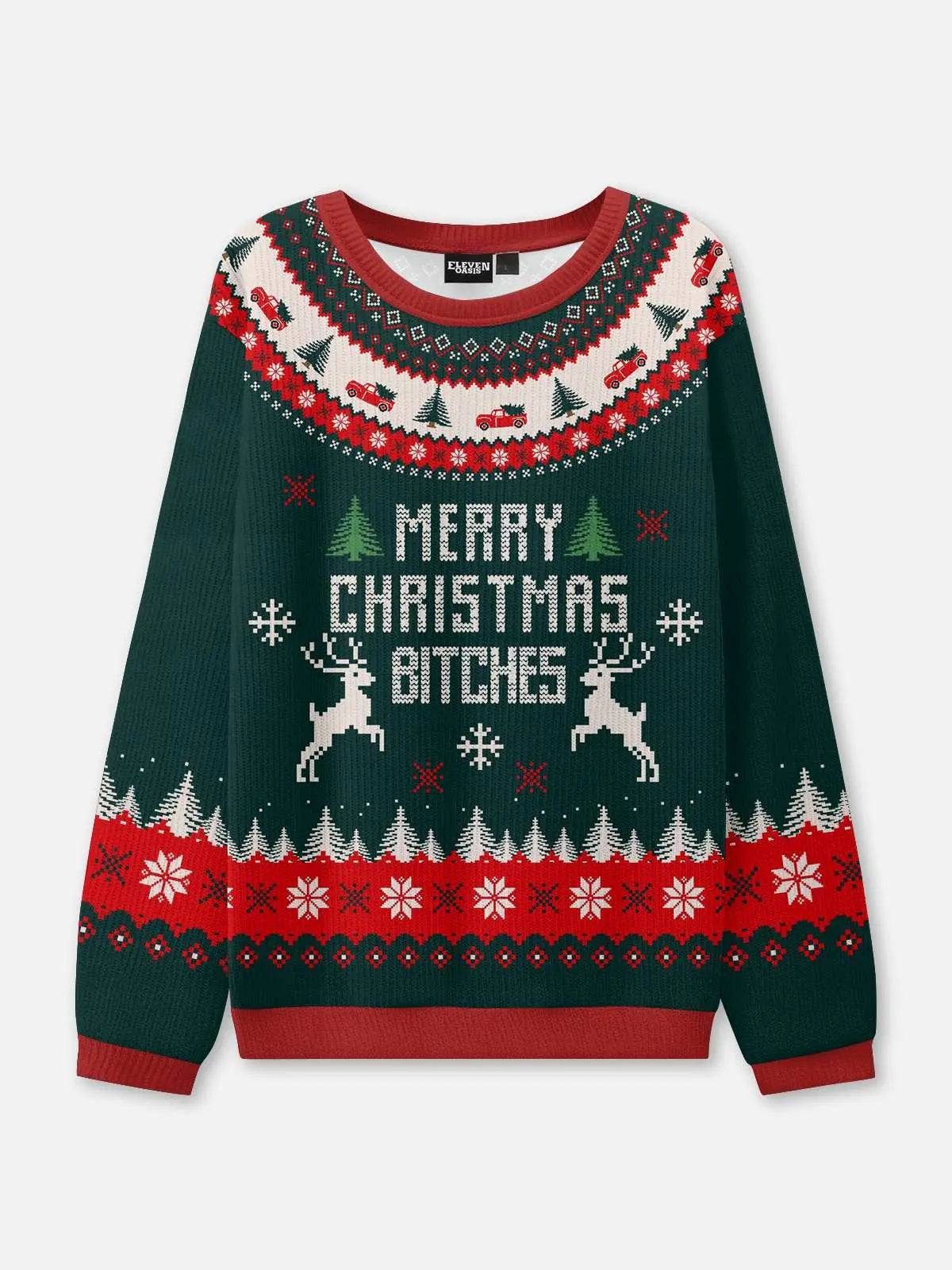 Merry Christmas Bitches Ugly Sweatshirt 
