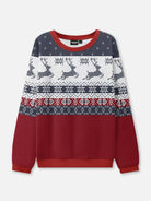 Reindeer Fair Isle Classic Christmas Sweatshirt 