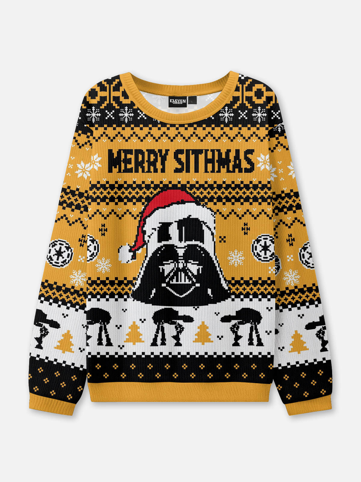 Ugly Christmas Sweater Merry Sithmas Sweatshirt ElevenOasis