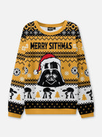 Ugly Christmas Sweater Merry Sithmas Sweatshirt ElevenOasis