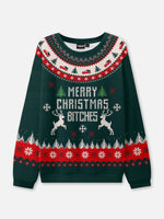 Merry Christmas Bitches Ugly Sweater Eleven Oasis