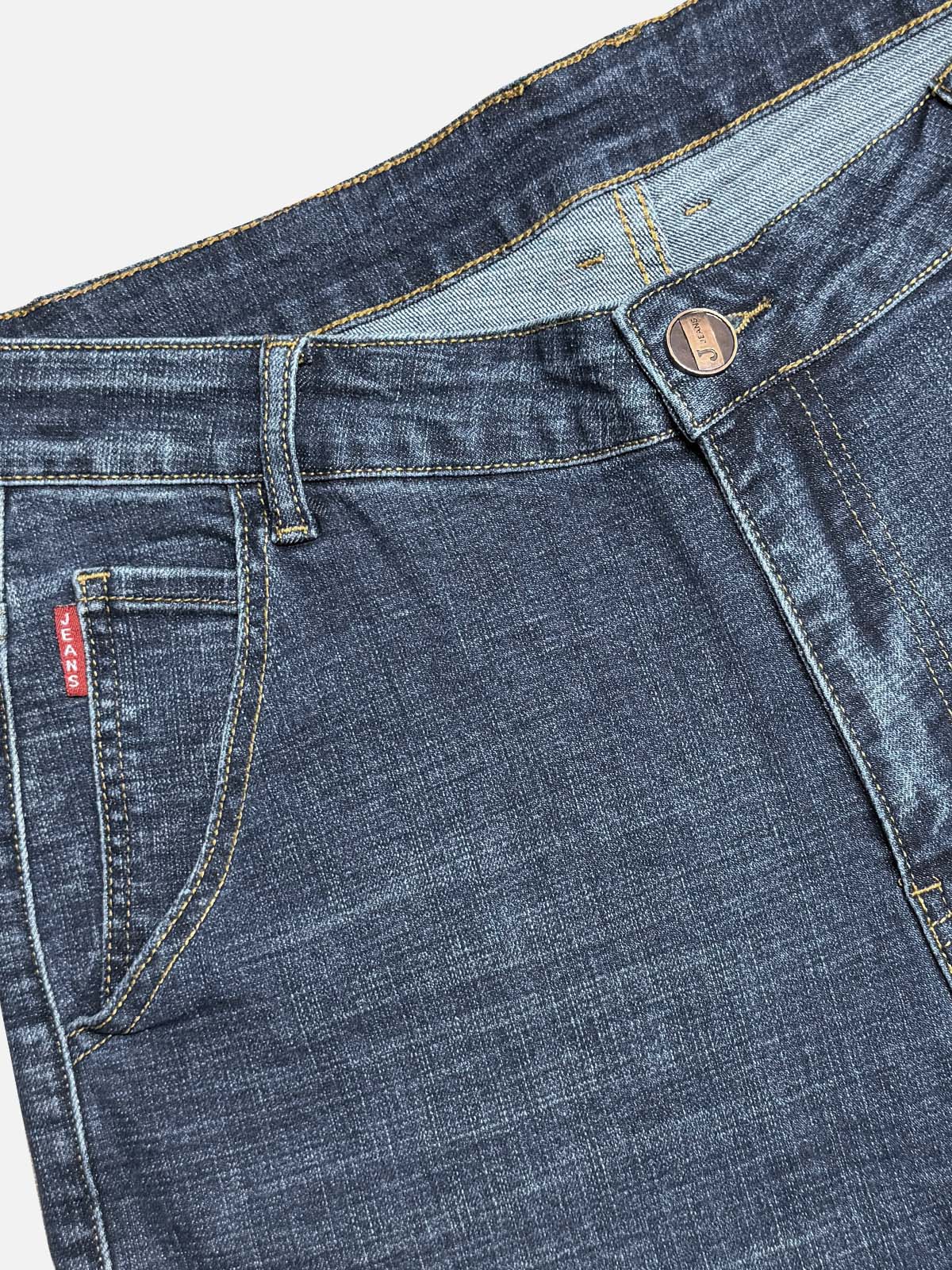 Men's Straight-Leg Stretch Denim Pants ElevenOasis