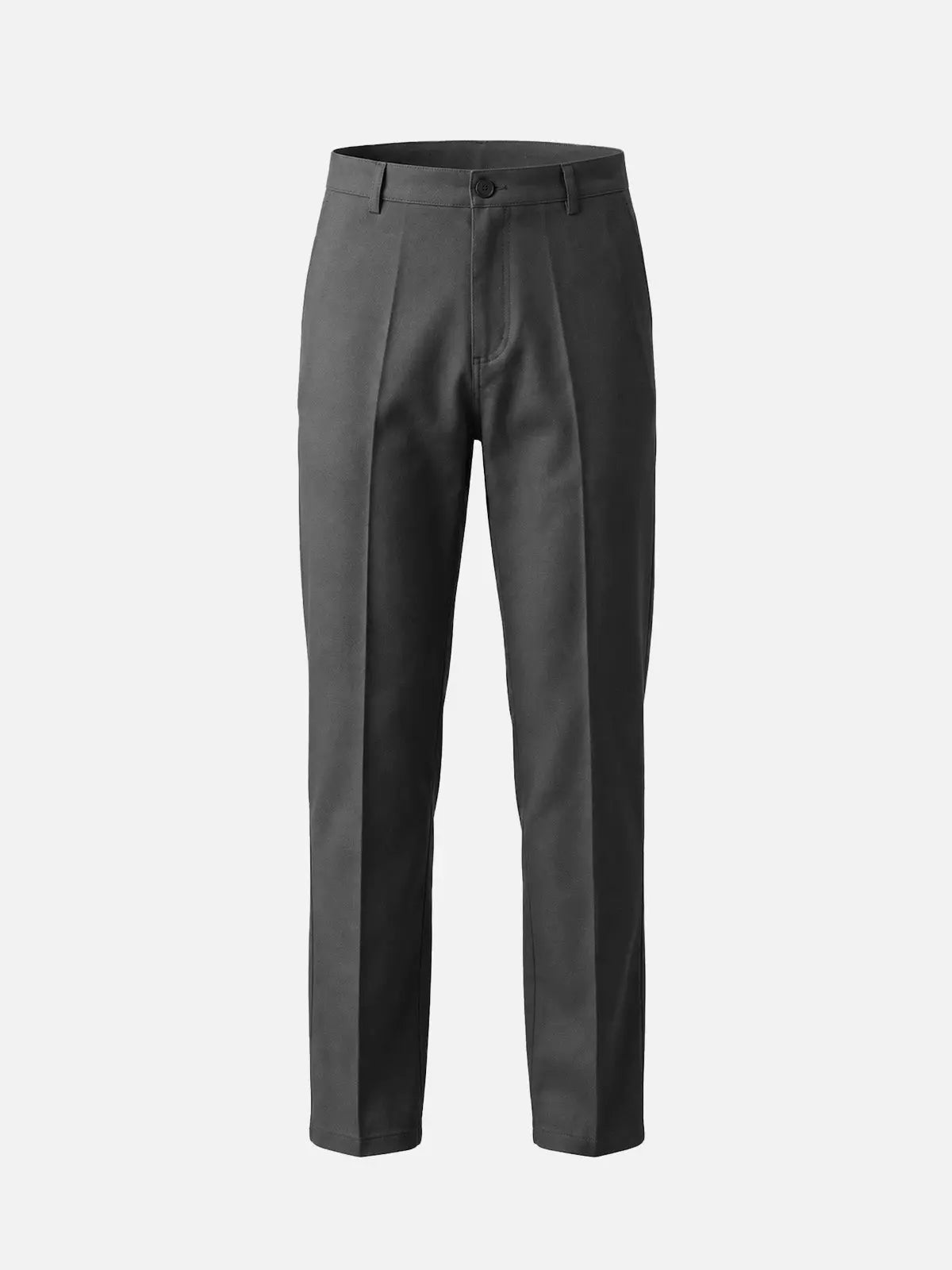 Men's Pleated Straight-Leg Cotton Chino Pants ElevenOasis