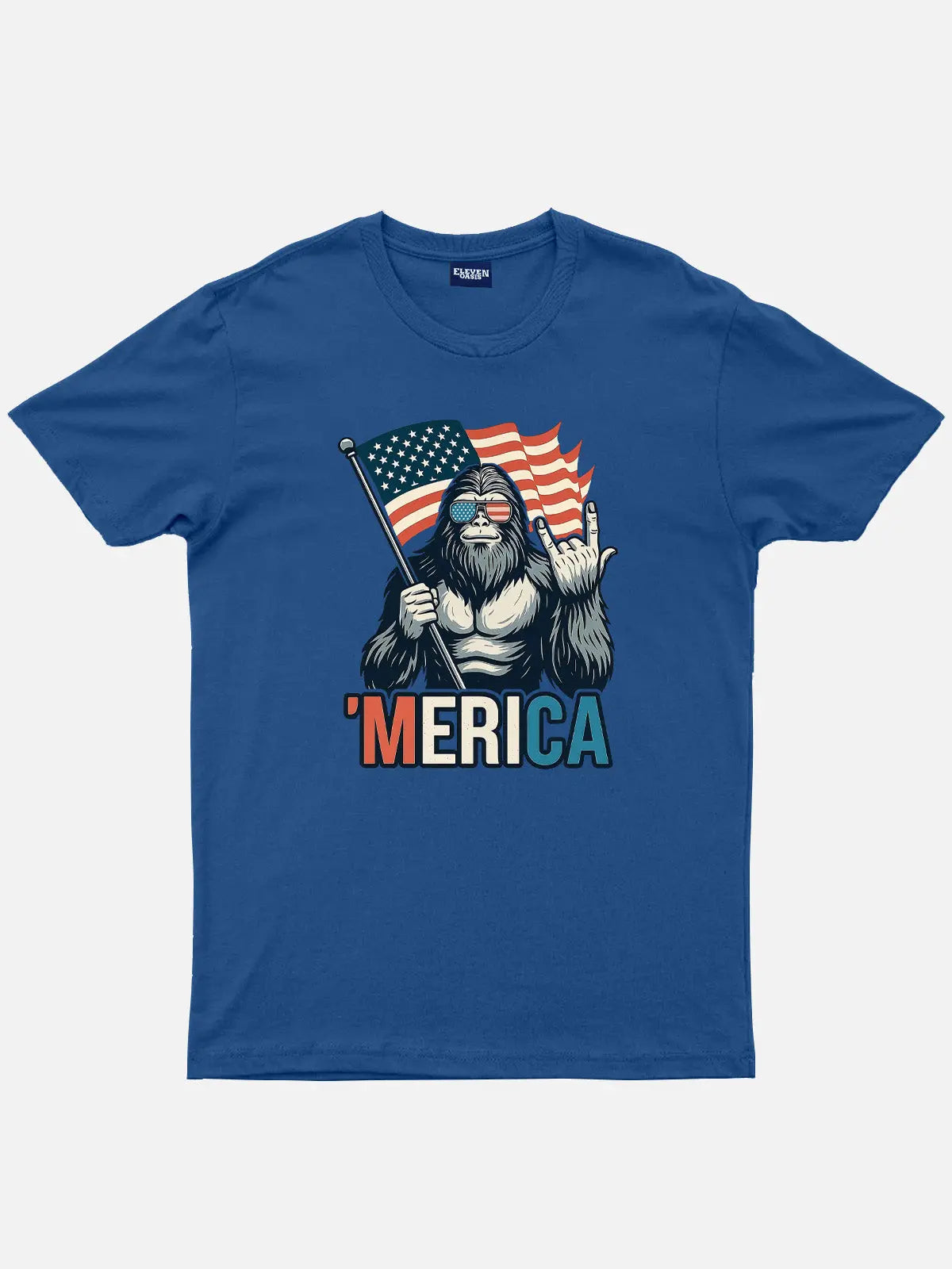 Sasquatch America Cotton T-Shirt Eleven Oasis