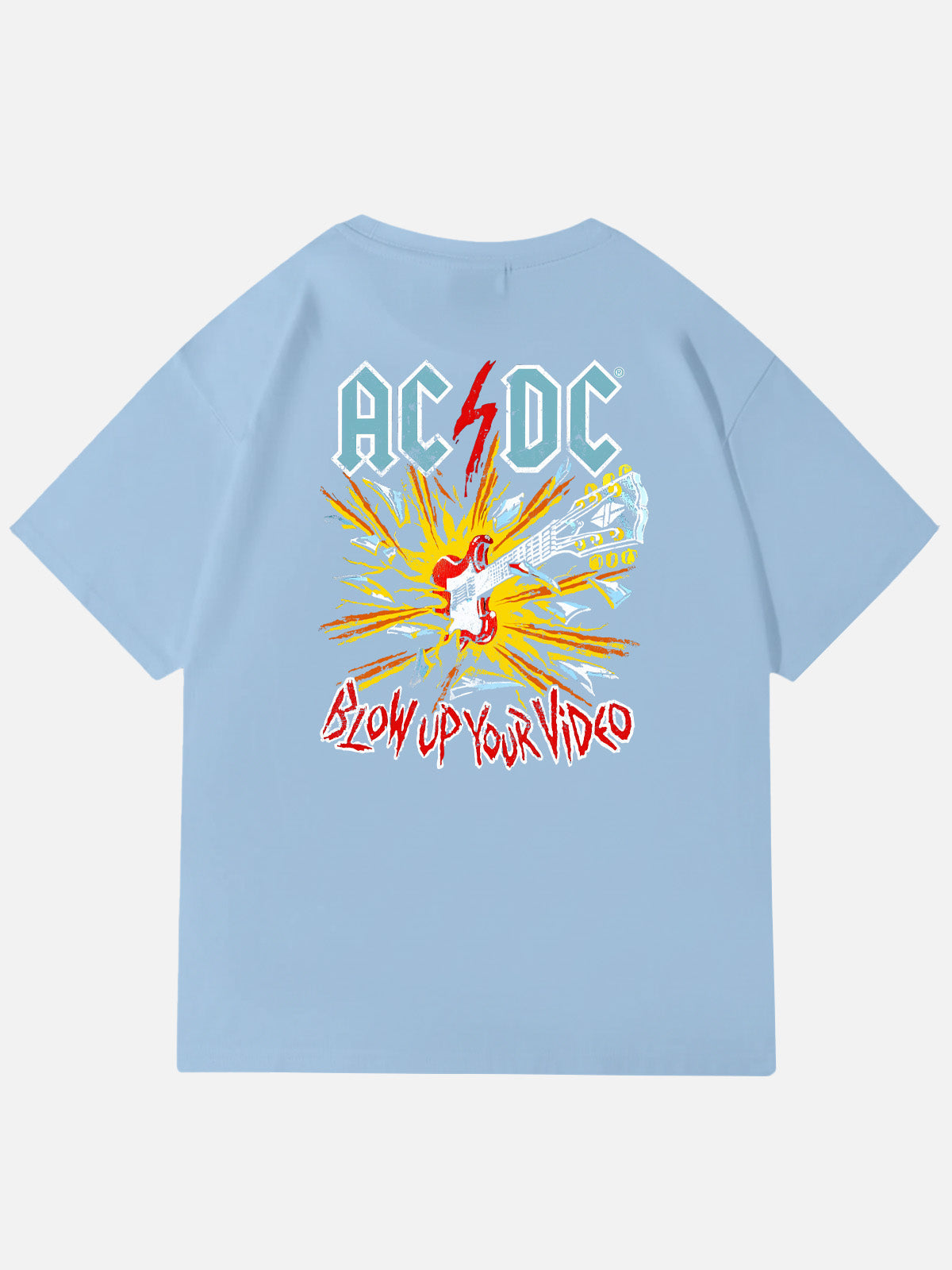 AC/DC Blow Up Your Video Vintage Band Cotton T-Shirt Eleven Oasis