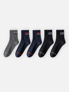 Men's All-Season Crew Socks 5-Pack Eleven Oasis