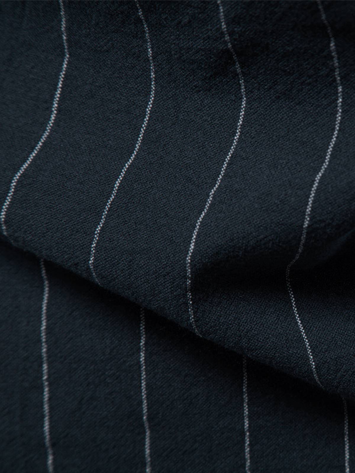 Men's Classic Pinstripe Slim Fit Short Sleeve Shirt Eleven Oasis