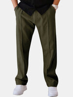 Men's Regular Fit Straight Leg Casual Pants Eleven Oasis
