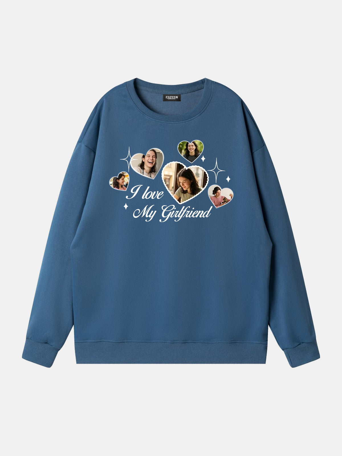 Custom Love Photo Sweatshirt Eleven Oasis