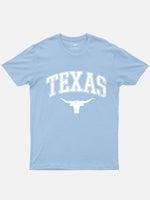 Texas Longhorn Graphic Cotton T-Shirt Eleven Oasis