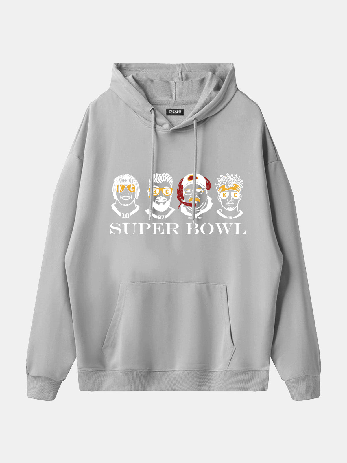 Kansas City Football Player Graphic Hoodie Eleven Oasis