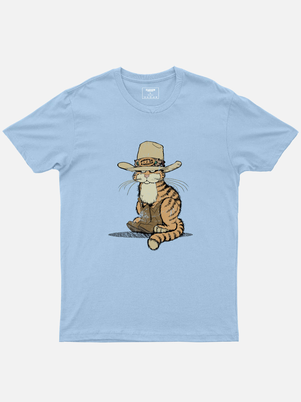 Cowboy Puss in Boots Cotton T-Shirt Eleven Oasis