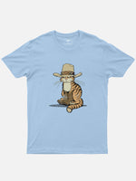 Cowboy Puss in Boots Cotton T-Shirt Eleven Oasis