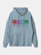 KISS Band Member Faces Vintage Graphic Hoodie Eleven Oasis